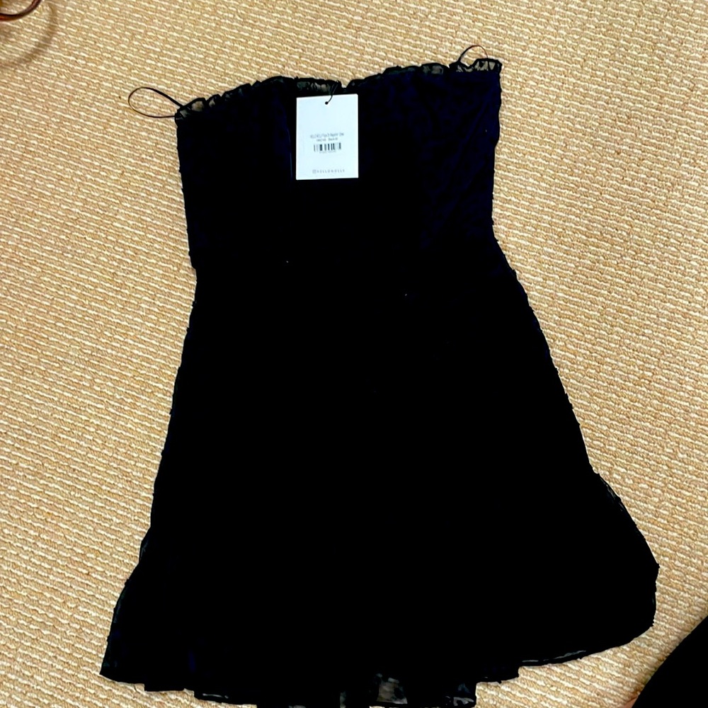 New with Tags - Hello Molly strapless black dress